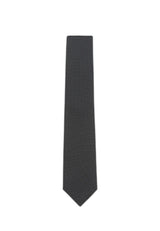 (Schwarz) Picoté Krawatte Herren 100% Seide 6cm Produktansicht