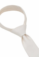 (Champagner) Picoté Krawatte Herren 100% Seide 6cm gebundenes Detail