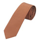 (Bronze) Picoté Krawatte Herren 100% Seide 6cm aufgerollt