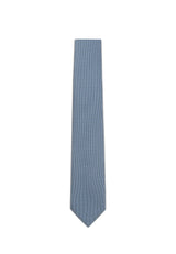 (Oceanblau) Picoté Krawatte Herren 100% Seide 6cm Produktansicht