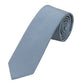 (Oceanblau) Picoté Krawatte Herren 100% Seide 6cm gerollt