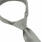 (Mint) Uni Seidenkrawatte 6cm Knotenansicht Detail Seidenglanz