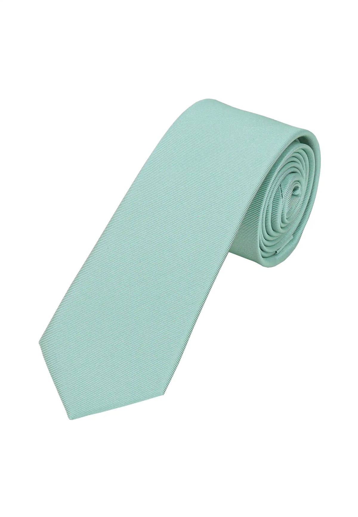 Krawatte Herren aus Seide - Uni Pastellfarben (6,0 - 6,5 cm) - Türkis