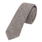 (Beige) Krawatte Herren Tweed Wolle – gerollt Gesamtansicht