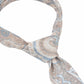(Beige) Krawatte Herren Paisley-Muster – Knotenansicht
