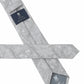 (Mint) Krawatte Paisley Seide – Rückseite mit Prince Bowtie Label