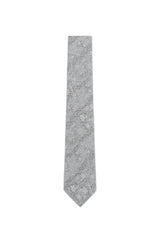 (Mint) Krawatte Paisley Seide 6 cm – Gesamtansicht