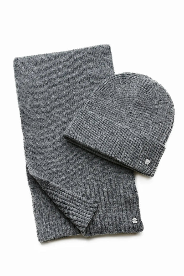 Schal Mütze Set Herren Wolle – Winterset Strick