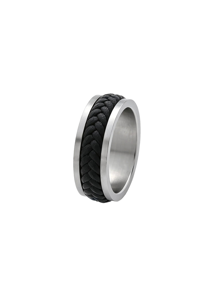 Ring aus Edelstahl & Textil – Ronin