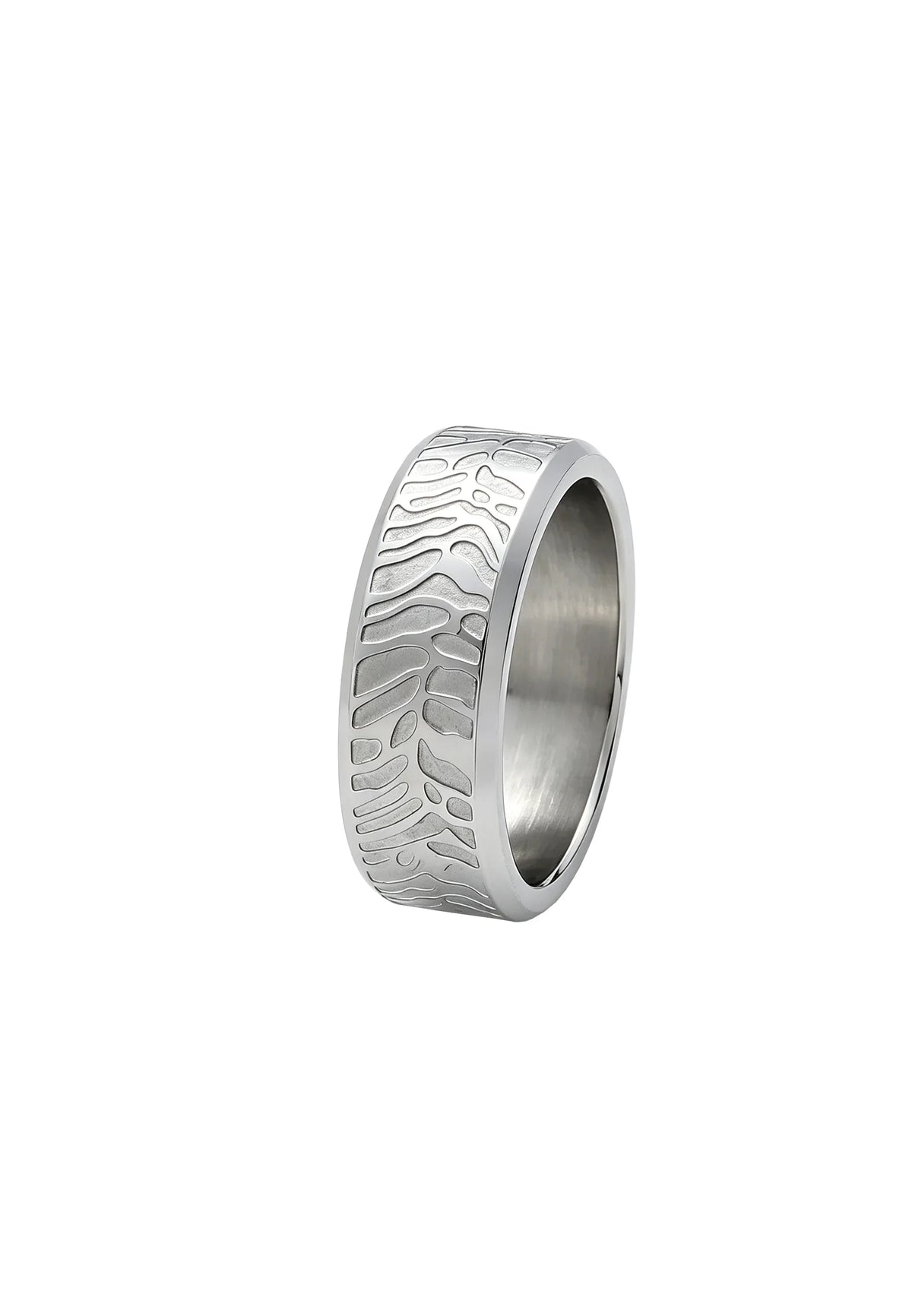 Ring aus Edelstahl – Rovere – Silber
