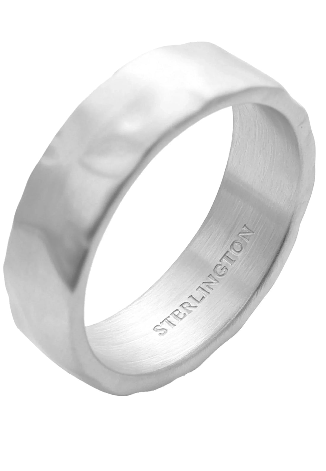 (Silber) Ring aus Edelstahl – Riva – Detailansicht