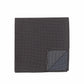 (Dunkelbraun) Einstecktuch Herren aus 100% Seide Picoté 28x28cm Detailansicht