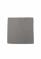 (Hellbeige) Einstecktuch Herren aus 100% Seide Picoté 28x28cm flach