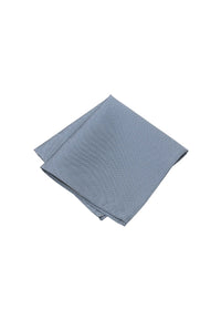 (Oceanblau) Einstecktuch Herren aus 100% Seide Picoté 28x28cm gefaltet