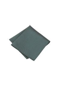 (Dunkelgrün) Einstecktuch Herren aus 100% Seide Picoté 28x28cm gefaltet