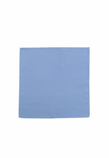 (Hellblau) Uni Einstecktuch aus Seide 28x28cm