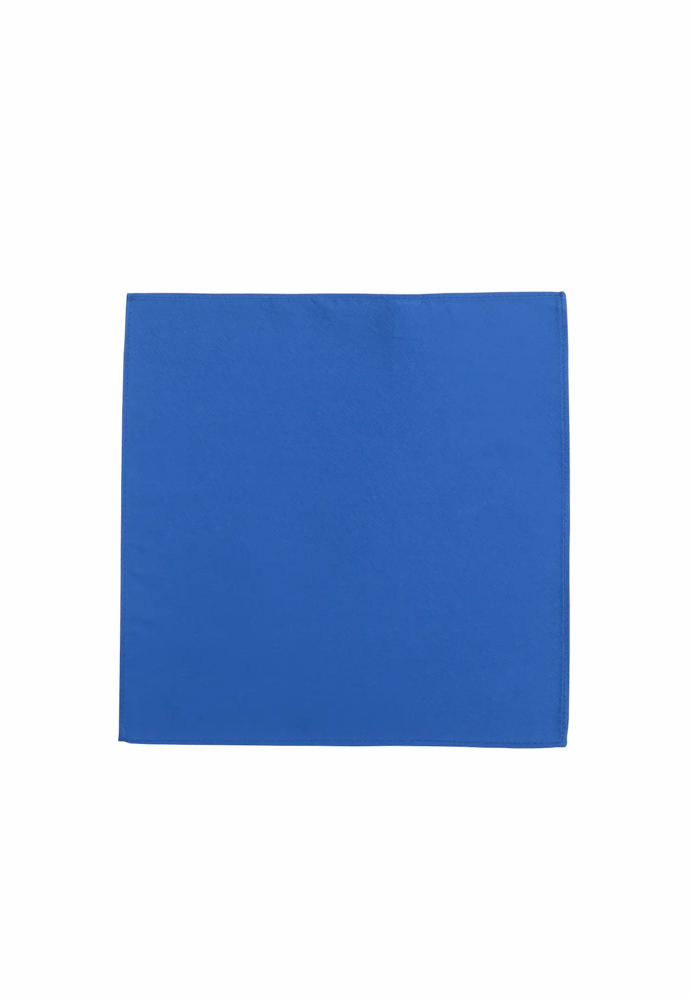 (Blau) Uni Einstecktuch aus Seide 28x28cm