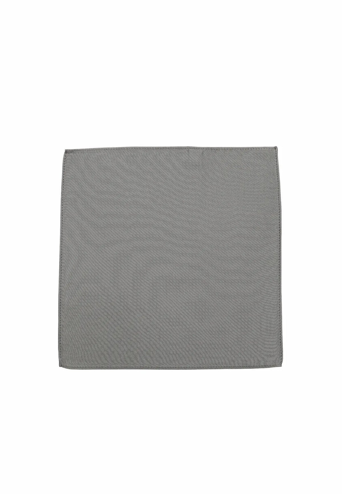 (Hellbeige) Uni Einstecktuch aus Seide 28x28cm