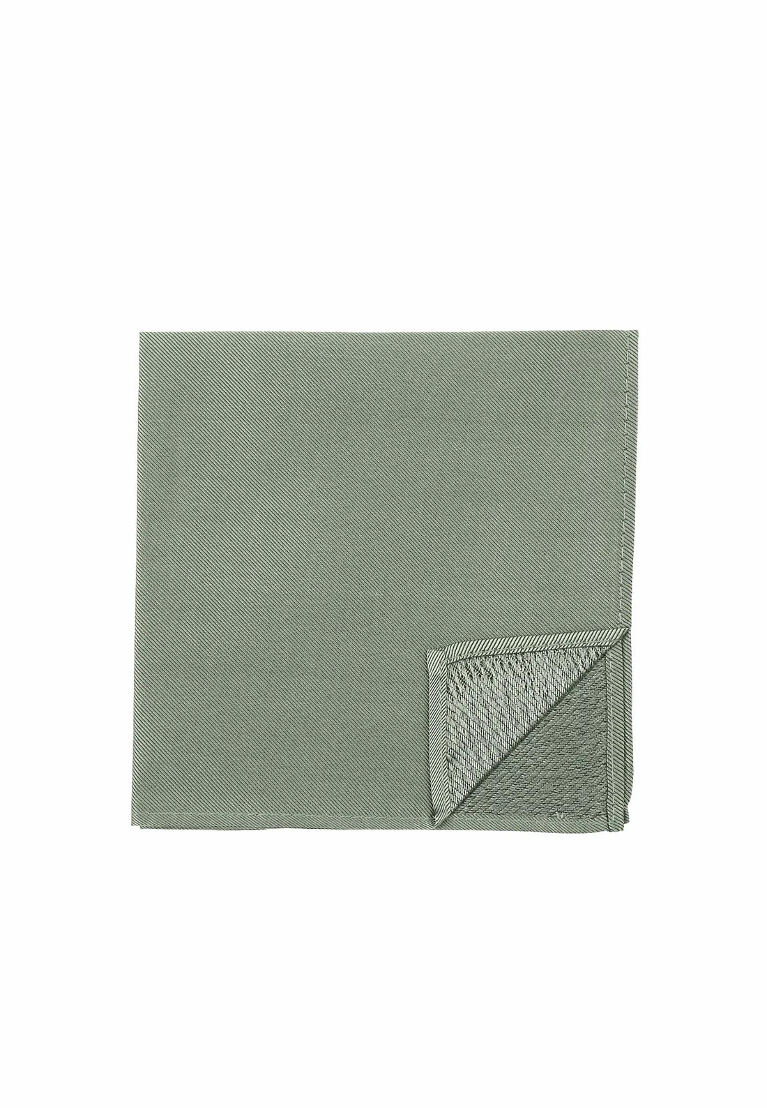 (Mint) Uni Einstecktuch aus Seide Rückseite 28x28cm
