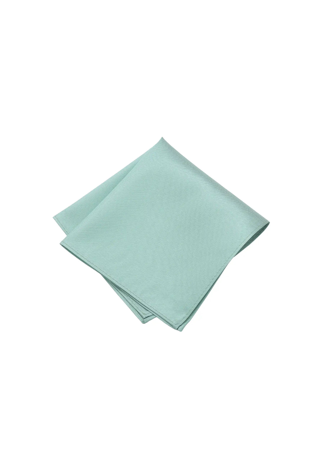 (Türkis) Uni Einstecktuch Herren aus 100% Seide in Pastellfarbe, gefaltet