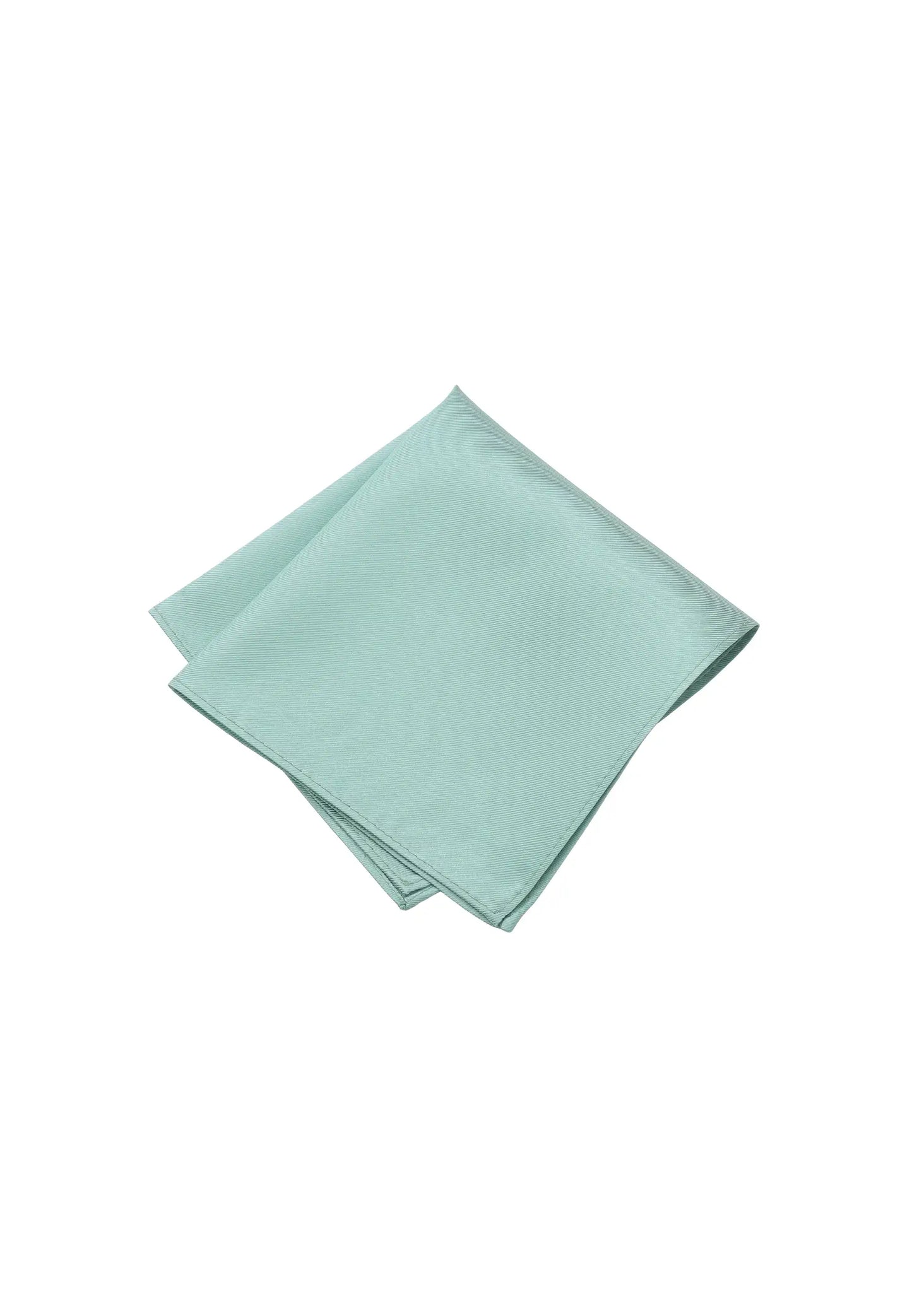 (Türkis) Uni Einstecktuch Herren aus 100% Seide in Pastellfarbe, gefaltet