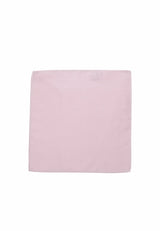 (Altrosa) Uni Einstecktuch aus 100% Seide in Pastellfarbe, Vorderseite glatt
