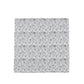 (Silber) Einstecktuch Hochzeit Floral – Frontalansicht flach ausgelegt