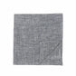 (Blau) Leinen-Einstecktuch Herren – Detailansicht Textur