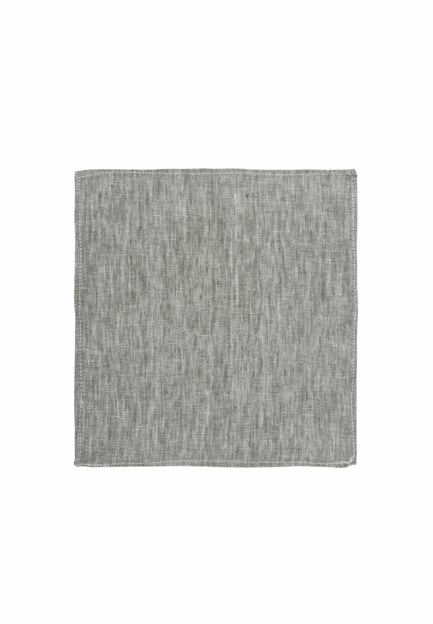 (Mint) Einstecktuch Leinen 28x28 cm – Gesamtansicht