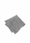 (Grau) Einstecktuch Herren Leinen – Pochette gefaltet