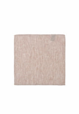 (Beige) Einstecktuch Leinen 28x28 cm – Gesamtansicht