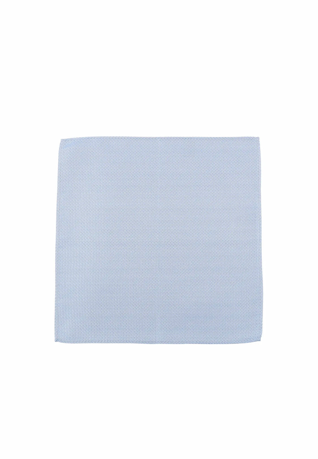 (Hellblau) Einstecktuch Herren Seide 28x28 cm – Gesamtansicht