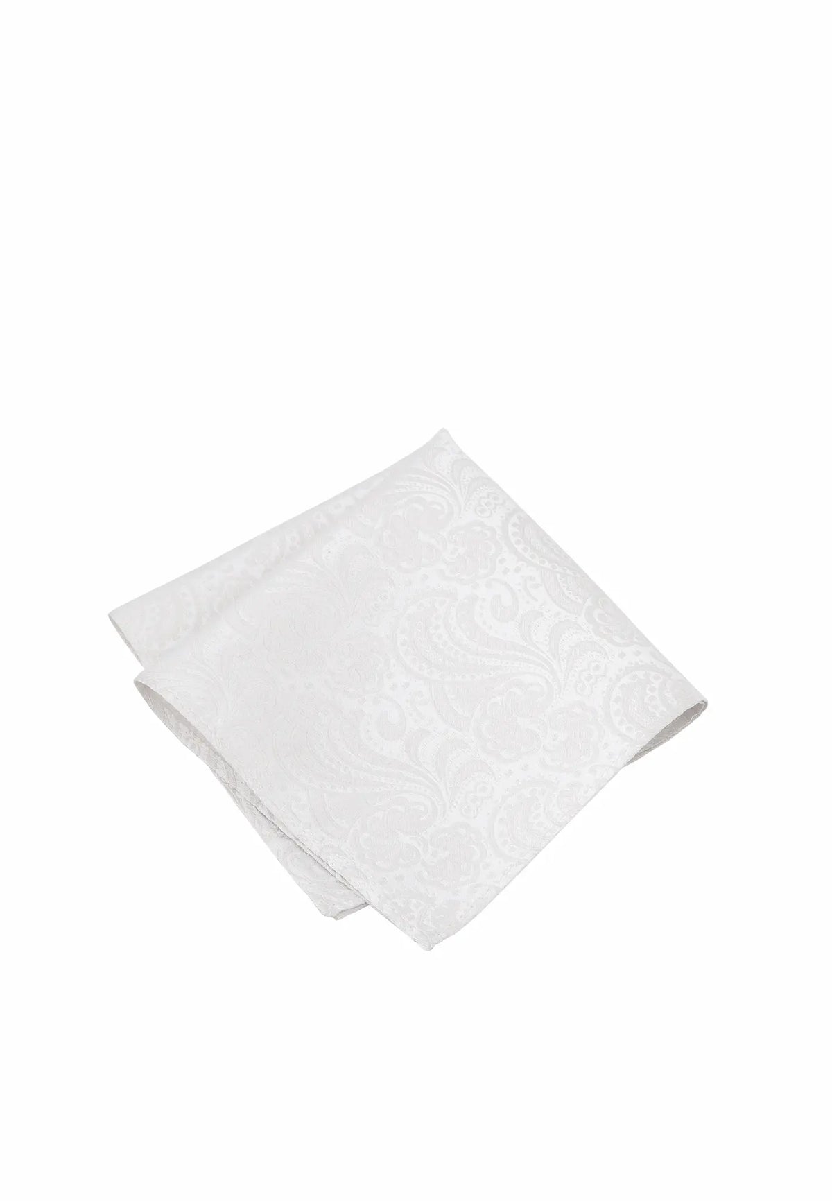 (Off-White) Einstecktuch Herren Paisley Seide – Pochette gefaltet
