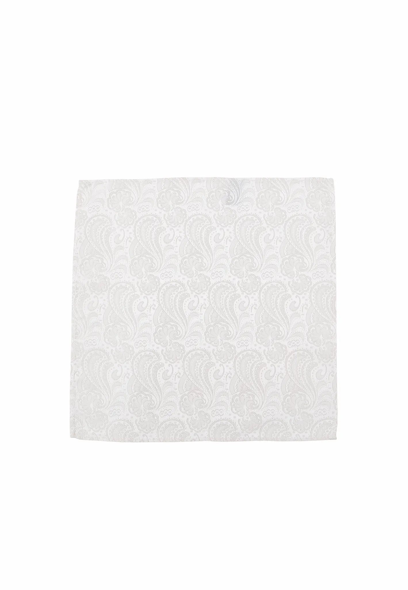 (Off-White) Einstecktuch Herren Seide 28x28 cm – Gesamtansicht