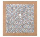 (Beige) Einstecktuch Medaillon-Muster in Geschenkverpackung – Prince Bowtie