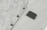 (Silber) Hochzeitsweste Paisley – Detailansicht Innentasche mit Handy