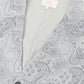 (Blau) Hochzeitsweste Sterlington Paisley – V-Ausschnitt mit Label