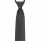 (Schwarz Mikrostruktur) Detail Knoten der Zip-Trauerkrawatte, vorgebundenes Design in Schwarz mit Mikrostruktur